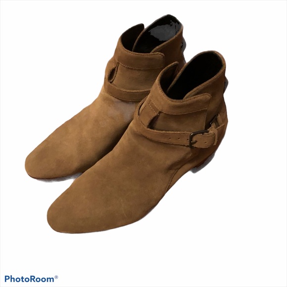 Saint Laurent Blake Jodhpur Bootie Tan New Sigaro - Picture 2 of 7